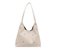 Wkldjf Crescents - Bolsos de hombro para mujer, con hebilla y hebilla, White, One Size