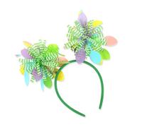 Wkldjf Diademas de orejas de conejo con diseño de flores, aros únicos para el pelo, varios estilos, accesorios para fiestas