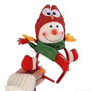 Wkldjf Diademas para el pelo para hombre, diseño de Papá Noel, muñecos de nieve, suministros de decoración de Navidad, accesorios para peinar el