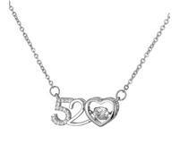 Wkldjf Elegante collar hueco con colgante de corazón para fiesta, cadena moderna, textura plateada, para varias ocasiones, elegante collar de cadena, talla única, como se describe, como se describe