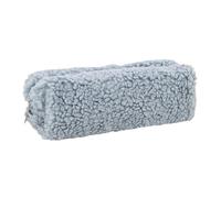 Wkldjf Estuche de felpa para bolígrafos, estuche de felpa con compartimento grande con cremallera, organizador de bolígrafos, bolsa de maquillaje de viaje para estudiantes, mujeres y niñas