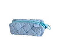 Wkldjf Estuche grande para bolígrafos, estuche grande de poliéster y algodón, organizador de bolígrafos, bolsa de almacenamiento con cremallera, bolsa de maquillaje de viaje para oficina y escuela,