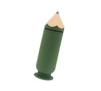 Wkldjf Estuche para bolígrafos, estuche con ventosa, bolsas de silicona para bolígrafos, bolsa telescópica, soporte para bolígrafos, gran capacidad para estudiantes, Green, 8.58x2.73in