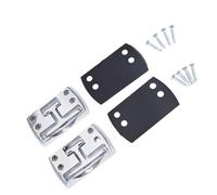 Wkldjf Gancho de remolque plegable de dos piezas, materiales de primera calidad, construcción para fijación en transporte, actividades al aire libre, accesorios