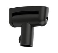 Wkldjf Global - Soporte para barra de cortina de baño de aleación de metal con rotación de cambio para conductos de 22 25 mm, se adapta a ejes rectos curvados en cualquier pared y baño