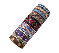 Wkldjf Juego de 10 pulseras tejidas multicolor de la amistad, bohemias, hechas a mano, pulseras trenzadas coloridas con adornos
