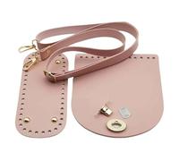 Wkldjf Juego de fabricación de bolsos, correa de hombro ajustable, suministros de manualidades de piel sintética para ganchillo, bolso cruzado, accesorios hechos a mano, a, One Size