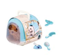 Wkldjf Juguete electrónico de peluche para mascotas, conejo robótico para niños pequeños, juego de rol de aprendizaje temprano, criar un animal