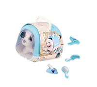 Wkldjf Juguete electrónico de peluche para mascotas, conejo robótico para niños pequeños, juego de rol de aprendizaje temprano, criar un animal