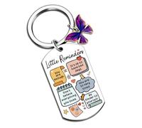 Wkldjf Llavero motivacional de acero inoxidable con texto en inglés "You Are Enough ", regalo inspirador, adecuado para el coche y para llevar todos los días