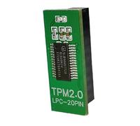 Wkldjf Módulo de seguridad de cifrado TPM 2.0 LPC de 20 pines TPM2.0 Módulo de seguridad de tarjeta remota para 11 para placa base GC-TPM20, módulo TPM