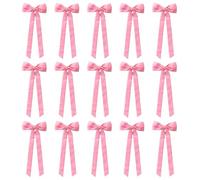 Wkldjf Paquete de 15 lazos aterciopelados para decoración de árbol de Navidad, fiestas, bodas, etc