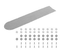 Wkldjf Protección de batería para scooter eléctrico, cubiertas inferiores de acero inoxidable, placa inferior para scooter, resistente al desgaste, chasis duradero