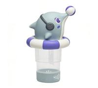 Wkldjf Purificadores flotantes de piscina con clorador, dispensador de cloro flotante para piscinas domésticas, dispensador automático de tabletas de cloro