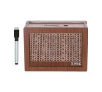 Wkldjf Recipiente tradicional de madera para contar, para ahorrar y mejorar la apariencia del espacio vital, fácil de usar