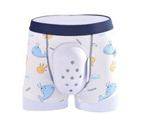 Wkldjf Ropa interior de recuperación suave para niños después de la circuncisión, funda protectora de dibujos animados de secado rápido, Ballena, V