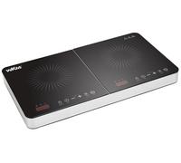 WKM DIC-3500.2 Placa Inducción Doble Negra 2 Zonas 6 Programas 2000W+1500W
