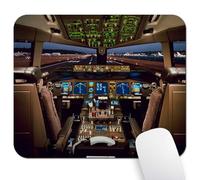 Wknoon Cool Boeing 777 - Alfombrilla de ratón para Cabina de avión