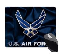 Wknoon US Air Force Personalized Custom Gaming Mousepad Rectangle Mouse Pad Office Accessory and Gift Design Navy Blue Mouse Pads
