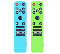 WKOLF Juego de 2 fundas de silicona para mando a distancia LG MR25GA (silicona), color azul y verde