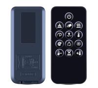 WKOLF Juego de mandos a distancia de repuesto para chimenea eléctrica Dimplex Multi-Fire Plug-in 6700590200RP XHD33L 6910090259 XHD33G 6910090559 XHD28L 6913840259 6909970259 67005888 0200R. P