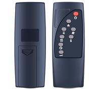 WKOLF Mando a distancia de repuesto compatible con chimenea eléctrica Lumina EF463A de Balderia (negro)