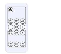 WKOLF Mando a distancia de repuesto compatible con radiador Orbegozo SP 6000 SP 6500