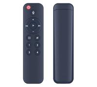 WKOLF Mando a distancia de repuesto para WiiM Pro AirPlay 2 receptor Pro Plus Audio Streamer con 4 botones de selección de música y función push to talk para WiiM Music Streamer y amplificador