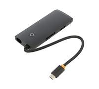 WKQX050001 Hub USB HDMI Hembra,microSD,SD,USB A-Hembra x2,USB C-Hembra BASEUS