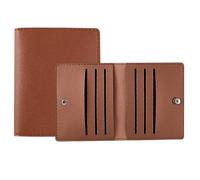 WKRTDY 1pc Kreditkartenetui für Herren und Damen, Kreditkartenetui Geldbörse, Kartenetui, Kunstleder RFID Karten Portemonnaie Geldbörse Kartenetui, Ausweis Kartenhüllen, Platz für bis 8 Karten, braun