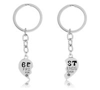 WKRTDY 2pcs Llaveros Amigo Regalo, Personalizados y Divertidos para Amigos o Compañeros de Trabajo, Sorprende a tu Compañera de Trabajo o Amiga con un Detalle Especial