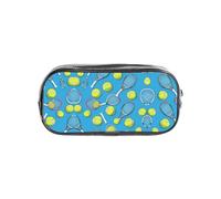 WKSZCYHLKL Estuche transparente con estampado | 22 x 4 x 10,5 cm, elegante, práctico y transparente, almacenamiento versátil para artículos de papelería, artículos de tocador, maquillaje, viajes y