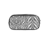 WKSZCYHLKL Estuche transparente con estampado | 22 x 4 x 10,5 cm, elegante, práctico y transparente, almacenamiento versátil para artículos de papelería, artículos de tocador, maquillaje, viajes y