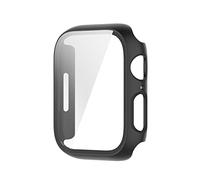 WKWPYCYUH 10 unidades/paquete, 360 funda protectora completa para PC película de vidrio transparente compatible con Apple Watch 7 41 mm 45 mm, funda de PC compatible con Apple Watch7 41 mm 45 mm caja