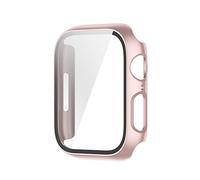 WKWPYCYUH 10 unidades/paquete, 360 Protección completa PC Case + película de vidrio transparente compatible para reloj for Apple 7 41 mm 45 mm, PC. Funda compatible para Apple Watch7 41 mm 45 mm Caja