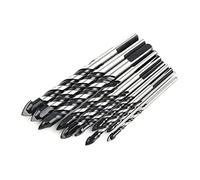 WKWPYCYUH 10 unids Un Solo Cortador Twist bit bit Set Triangle Shank Carbide Drivery Drill bit for la Pared de Madera de concreto de cerámica bit