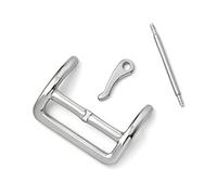 WKWPYCYUH 12 mm 14 mm 16 mm 18 mm 20 mm 22 mm de acero inoxidable Correa de metal de la correa de la hebilla de la hebilla de la hebilla de la correa de la correa de la correa de la correa de la corre