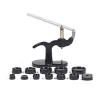 WKWPYCYUH 2020 Venta caliente Reloj Funda Prensa 12 Dies Watch Crystal Front Front Funda Atrás Cubierta Tornillo Prensa Presser Cerrar Relojería Kit de reparación Herramienta Kit de herramientas para