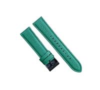 WKWPYCYUH 22 mm 20 correa de cuero reloj reemplazo adecuado for Huawei Correa de reloj(Verde,22mm)