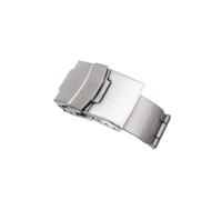WKWPYCYUH Accesorios de reloj de acero inoxidable Accesorios de reloj de reloj Doble Hebilla Doble click Haga clic en WheamBanda Push Button Button Button Button Hebillas Cierre de reloj(18mm)