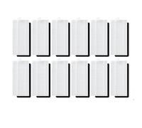 WKWPYCYUH Apto para robot for Cecotec Conga 1090 1790 Titanium Ultra, cepillo lateral principal, filtro HEPA, accesorios para aspiradora, piezas de repuesto de filtro (12PCS Filter)