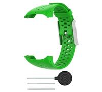 WKWPYCYUH Compatible for Polar M400 M430 GPS Running M 400 300 Correa de pulsera transpirable de silicona suave Reloj inteligente Correa de reloj Reemplazo de pulsera Correa de reloj(Verde,For Polar M