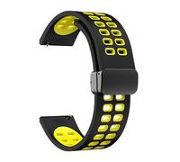 WKWPYCYUH Correa deportiva for hebilla plegable magnética compatible for Samsung Galaxy 3 45 mm/watch 3 41 mm/active 2 40 mm 44 mm/galaxy Watch 46 mm Frontier Correa de reloj(Carbon fibre,22mm univers