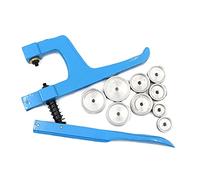 WKWPYCYUH Mira Herramientas Reparación Press Press Press Press Establecer Kit de relojero Kit Caja azul que contiene 9 moldes de plástico Kit de herramientas para reparación de relojes