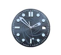 WKWPYCYUH Modificado Skx007 Ver puntero Japón NH35 / NH36 for dial negro accesorios luminosos C3 adecuados for movimiento automático A7 Esfera del reloj(2)