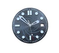 WKWPYCYUH Modificado Skx007 Ver puntero Japón NH35 / NH36 for dial negro accesorios luminosos C3 adecuados for movimiento automático A7 Esfera del reloj(Taille unique)