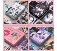 WKxinxuan Blackpink Photocards, 4 cajas/220 pcs Postal de aniversario del nuevo álbum, Blackpink Photocards Lomo, Grandes regalos y colecciones para los fanáticos de Blackpin