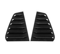 WKXTECZT 2 Piezas Cubierta Persiana Trasera Y Rejilla Ventilación Lateral para VW para Golf Mk7 Standard GTI GTD R RL&ine 2013 2014 2015 2016-2017(Aspecto de Fibra de Carbono.)