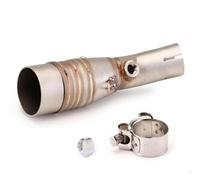 WKXTECZT para Y&amaha Xmax 250 300 XMAX250 2017-2023 Sistema Escape Motocicleta Conexión Tubería Enlace Medio 51mm Silenciador Escape Motocicleta