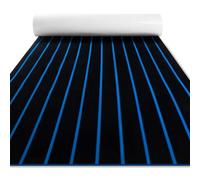 WKXTECZT Teca Sintetica Barco EVA Suelo Teca para Barcos De Espuma Autoadhesiva Suelo De Barco Antideslizante Alfombras para Barcos Motora Yate Kayak De Pesca,Negro,240X120CM